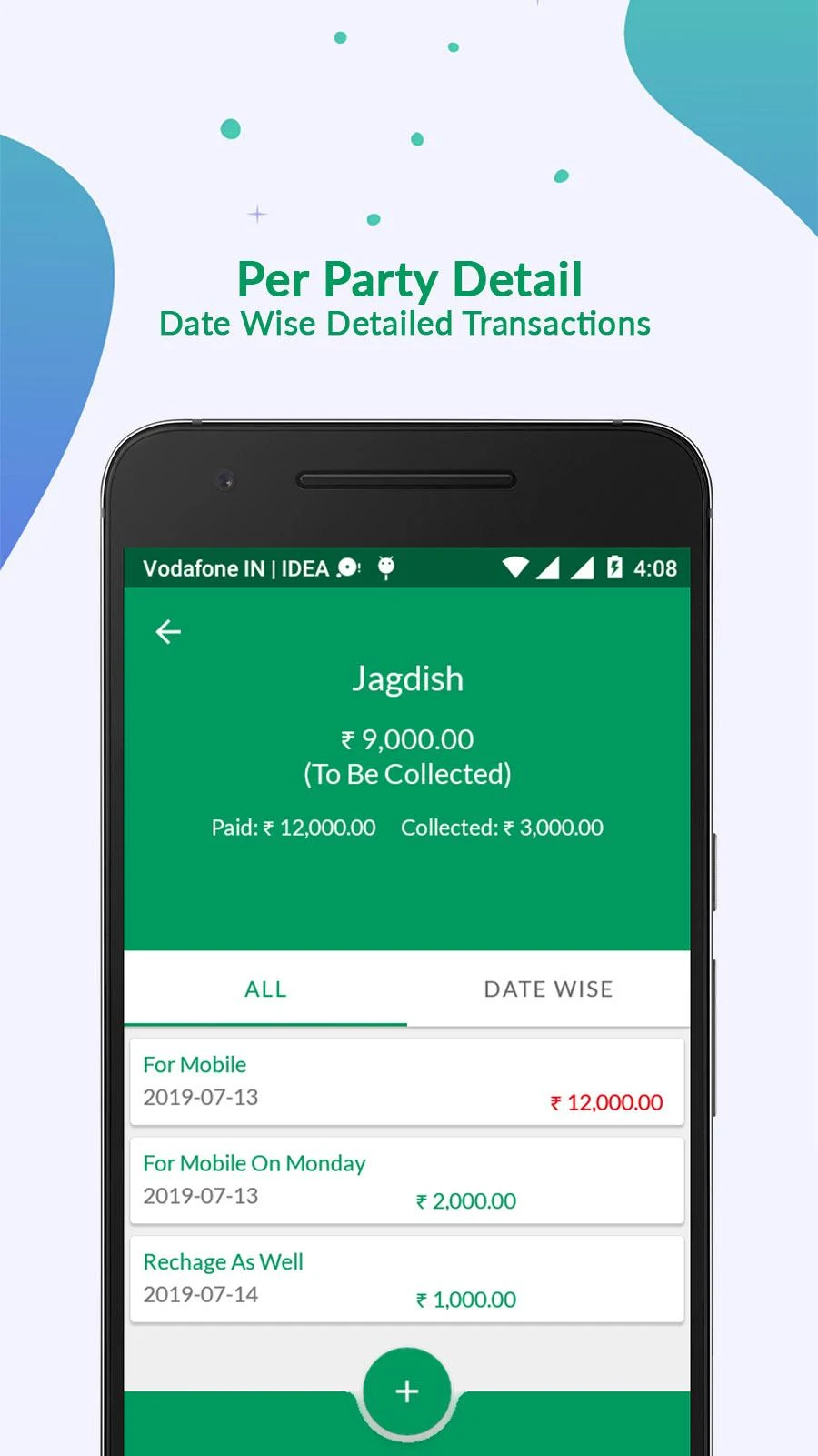 Per Party Reports With Date Filter